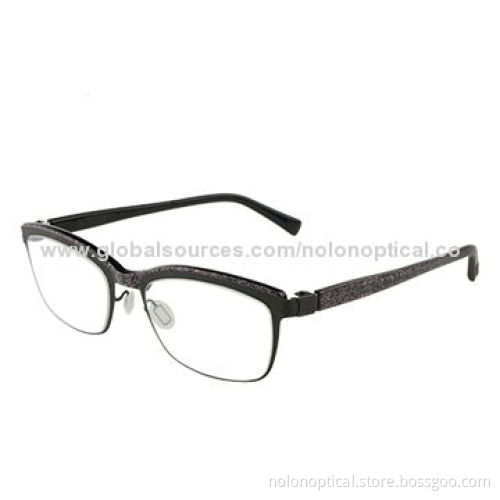Combination Optical Frame with Pearl Black Acetate